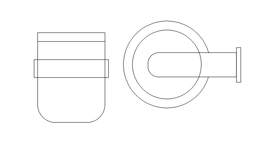 Soap dispensers cad blocks in AutoCAD, dwg file.