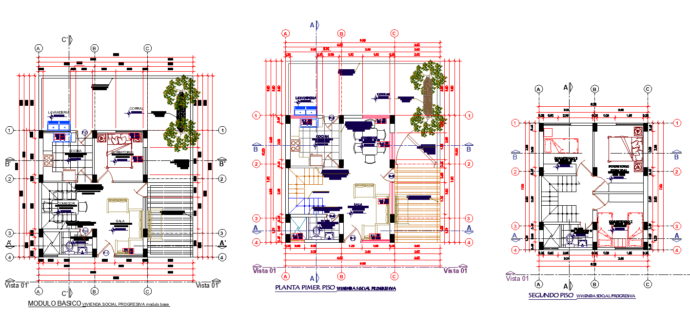Social housing layout file