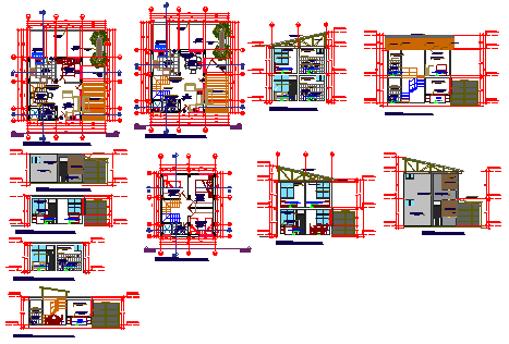 Social housing project design drawing