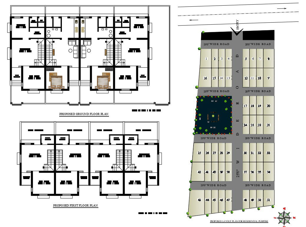 Society planning layout details