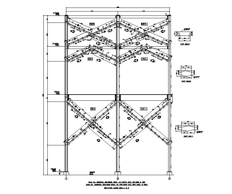 Solution Crystallizer Plant Building Section Drawing DWG File