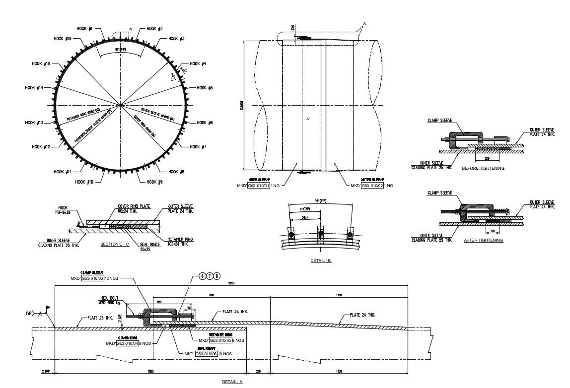 Some Machinery Design Drawing With Working AutoCAD File