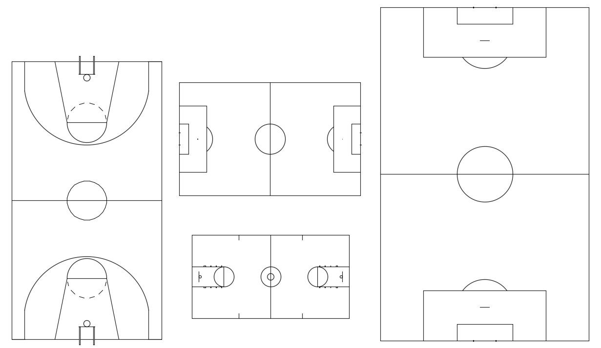 Sports Playground Design Layout 2d AutoCAD Drawing Plan Download