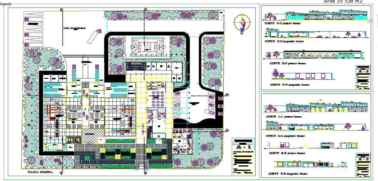 Sports center architecture project