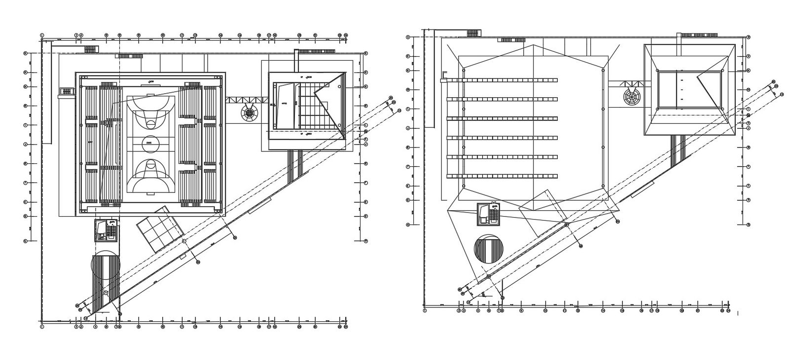 Stadium Design Plan AutoCAD File Download