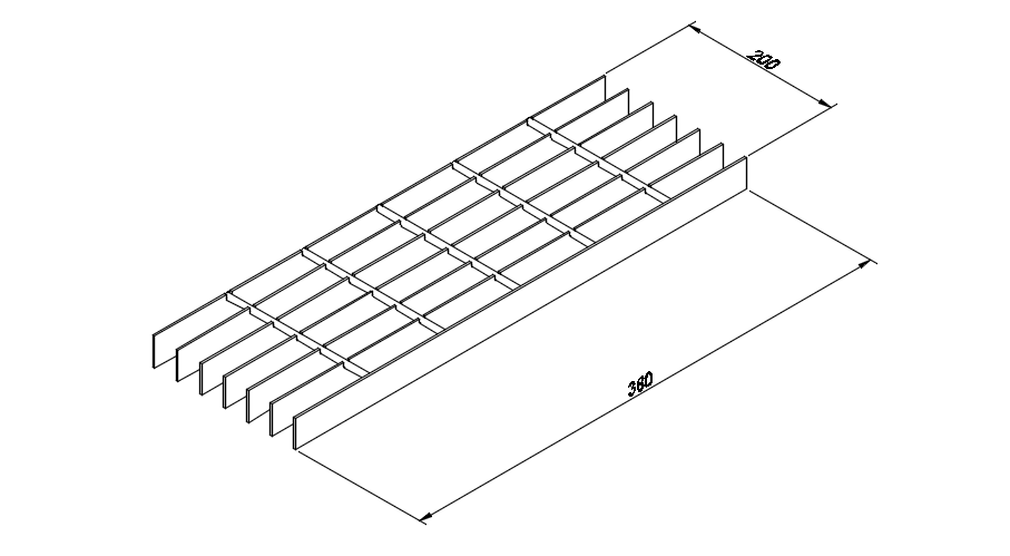 Stainless Steel Gratings design in detail AutoCAD drawing, dwg file, CAD file