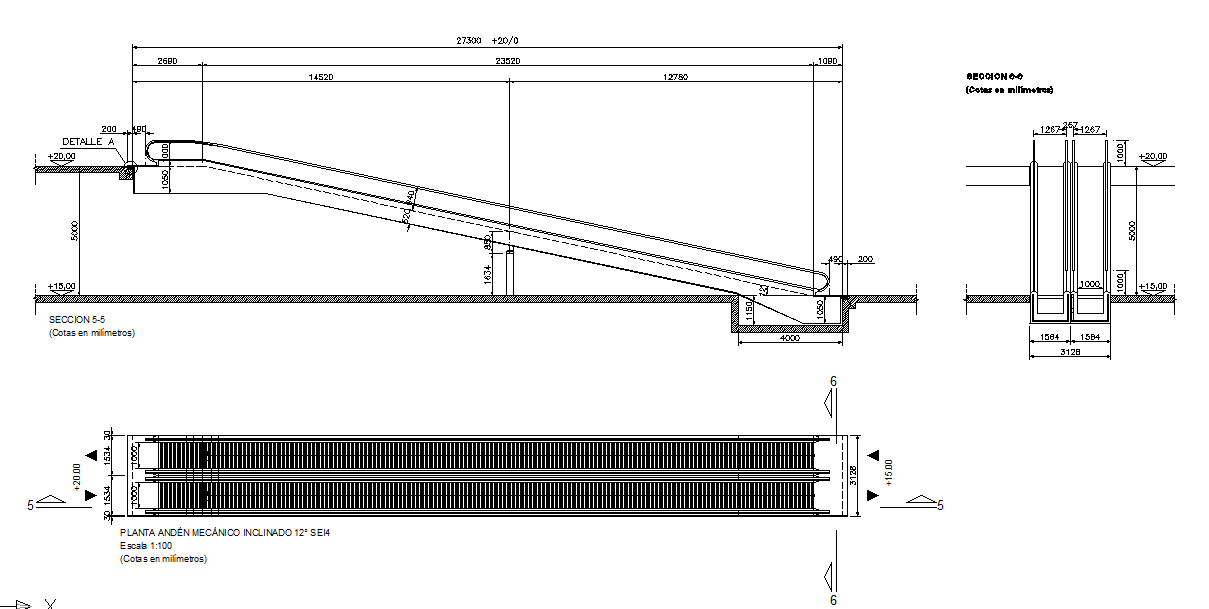 Stair Plan & Elevation & Section detail
