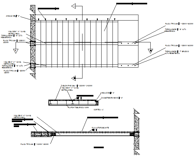 Stair plan detail dwg file