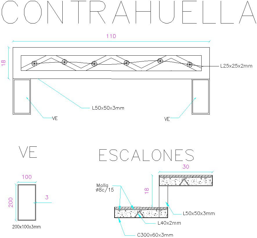 Stair Section Detail Drawing.