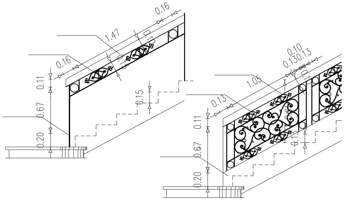 Staircase AutoCAD Drawing Download