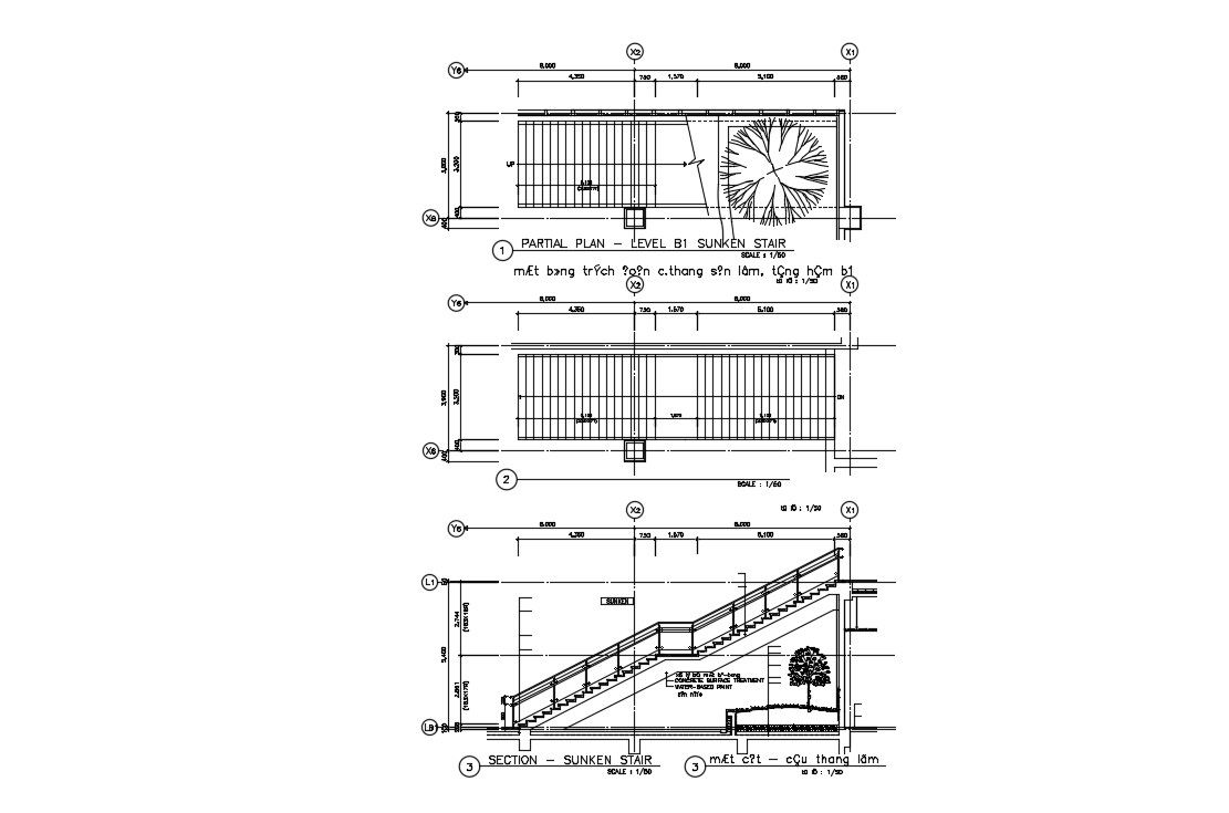 Staircase CAD Drawing