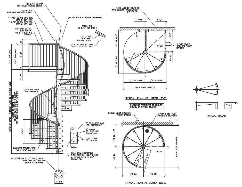 Staircase Design Plan
