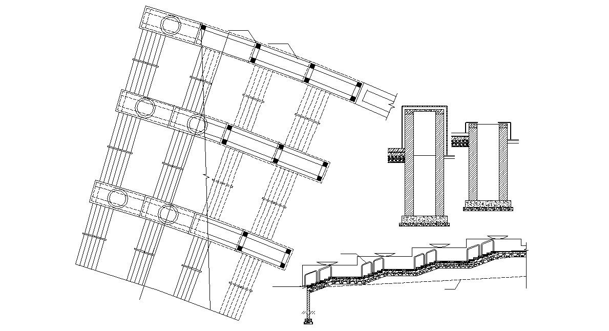 Staircase Reinforcement Design AutoCAD File Free