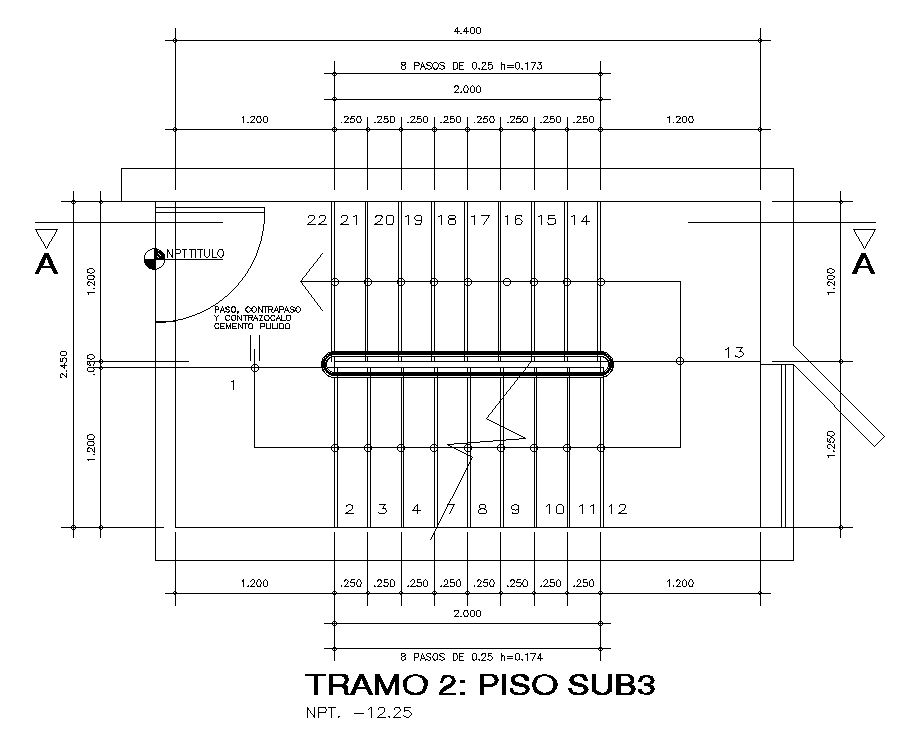 Stair case design cad drawing is given in this cad file. Download this 2d cad file now.