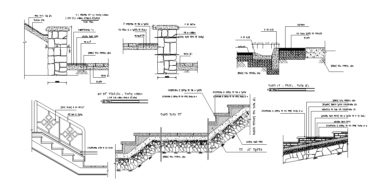 Staircase detail of College University is given in this 2D Autocad DWG drawing file. Download the 2D Autocad DWG drawing file.