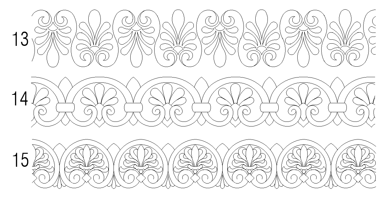 Staircase rail designs are given in this AutoCAD drawing model.Download now.