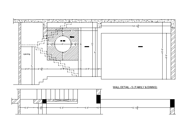 Staircase section detail drawing separated in this AutoCAD file. Download this 2d AutoCAD drawing file.