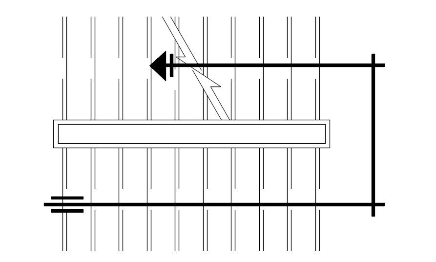 Staircase section in AutoCAD 2D drawing, dwg file, CAD file