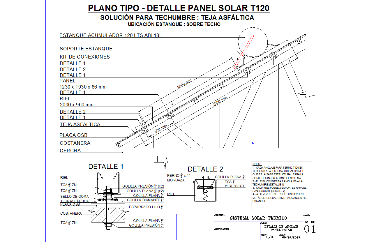 Standing Seam Roof details cad File