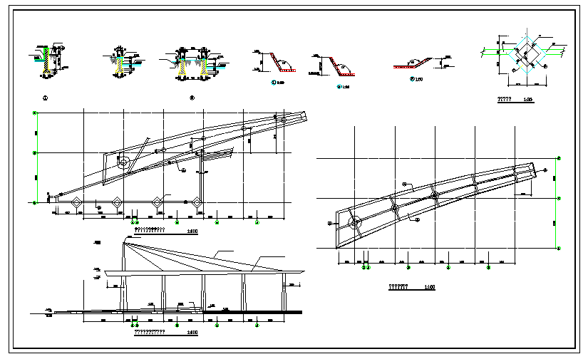 Steel Structure Detail in Autocad file