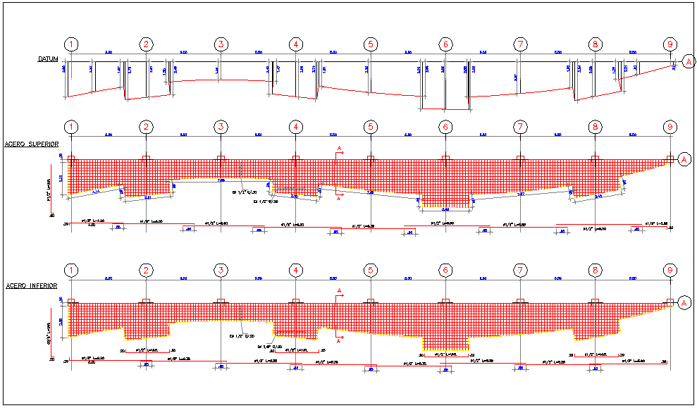 Steel Structure Detail with plan