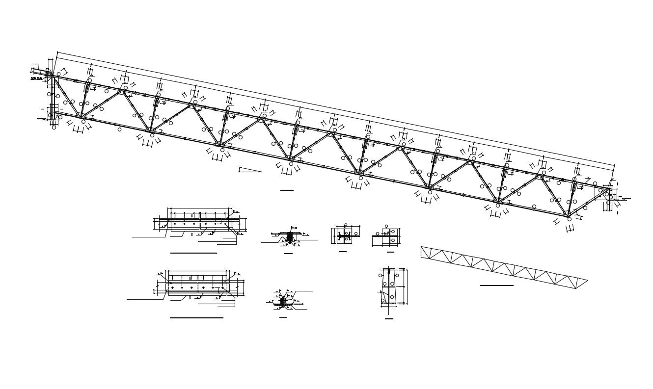 Steel Truss Design AutoCAD File