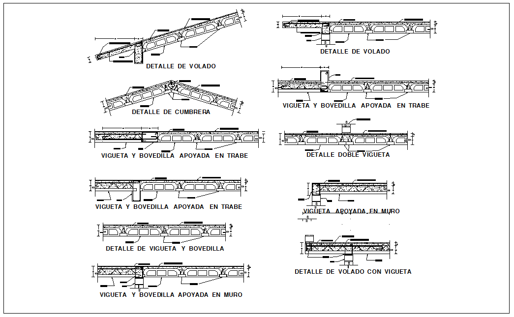 Steel structure of beam and column section view detail dwg file