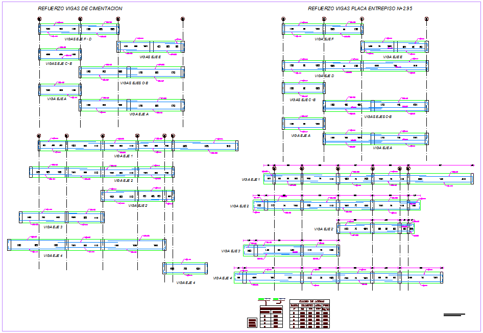 Steel structure view with beam of housing design dwg file