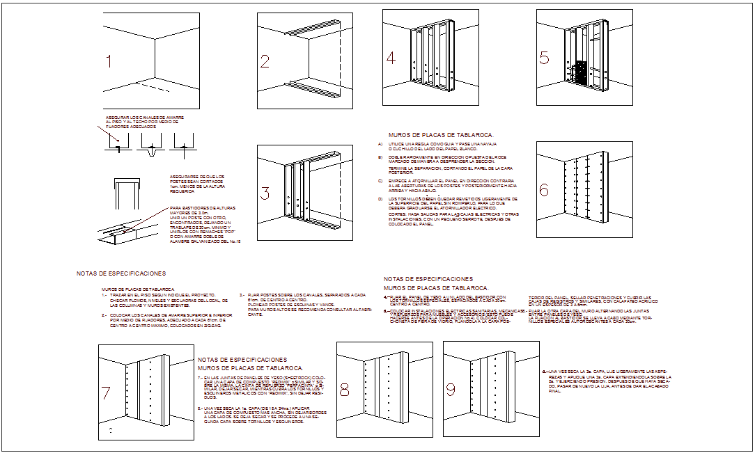 Steel structure view with different joint for office design dwg file