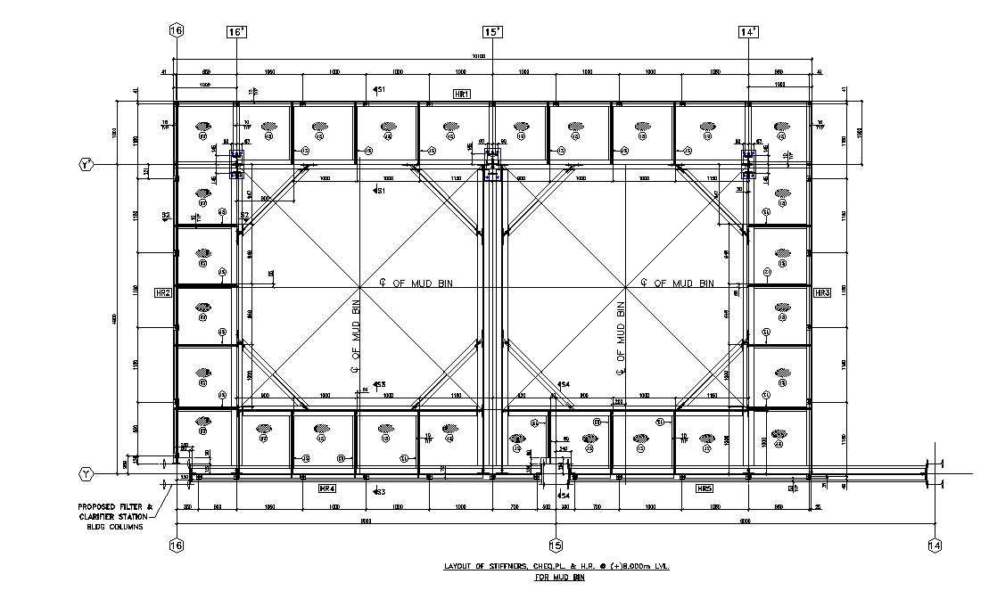Steel Structure Plan Free Download DWG File
