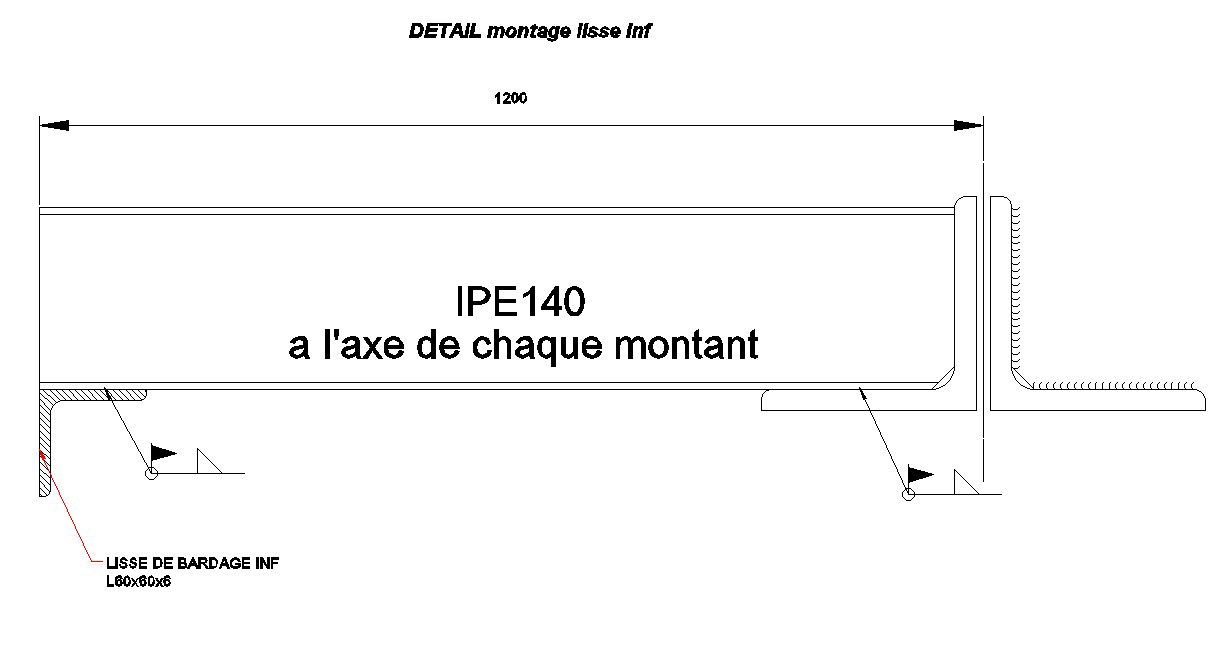 Steel plate assembly detail in AutoCAD 2D drawing, CAD file, dwg file