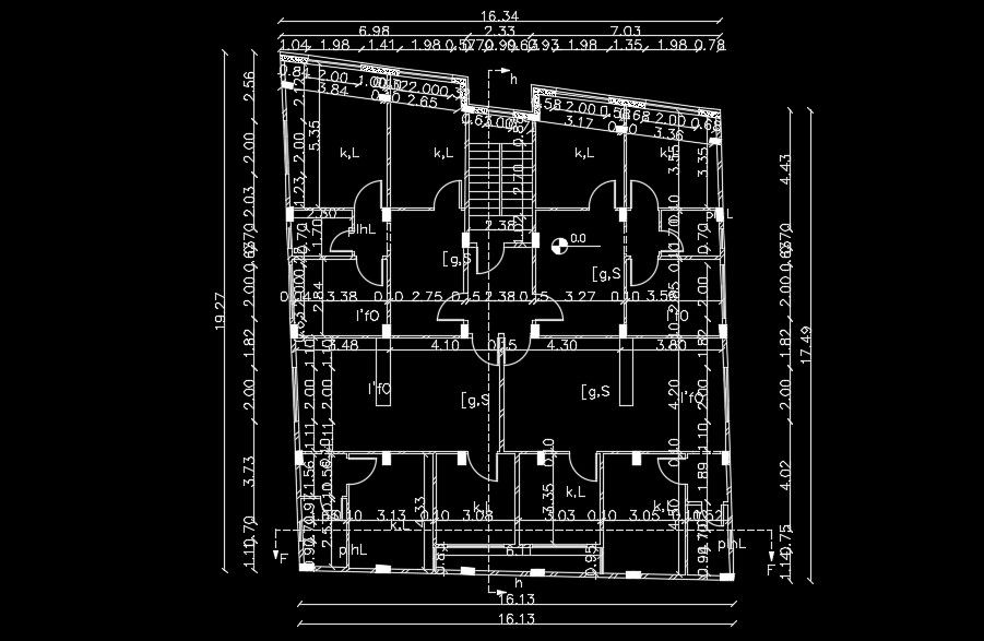 Steel structure detail drawing