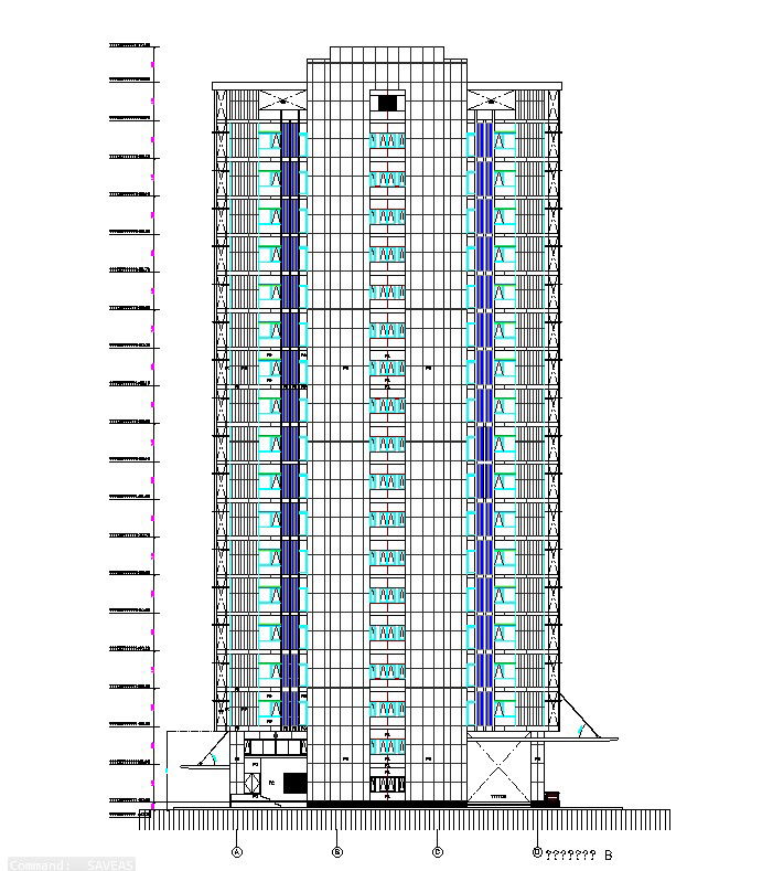 Stilt+18 High tower Building details are provided in this AutoCAD DWG Drawing File. Download the AutoCAD file now.