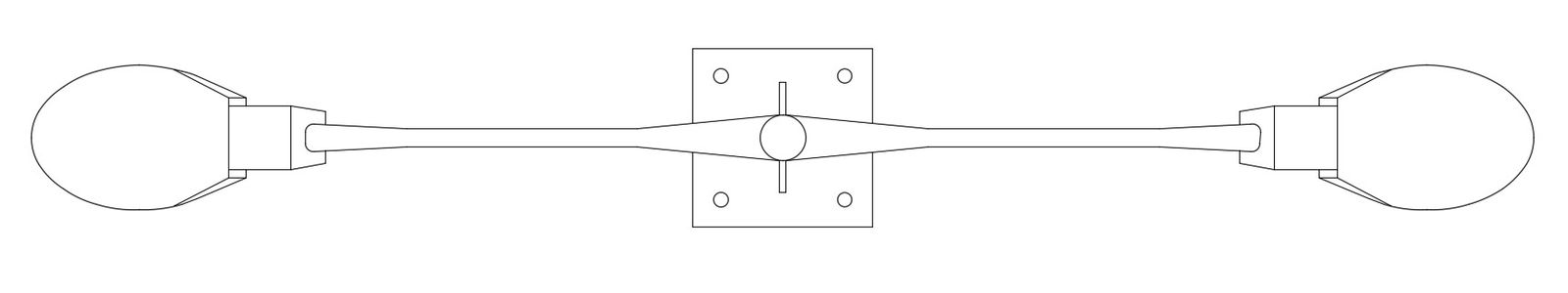 Street Light Elevation Design 2d Electric CAD Block Free Download
