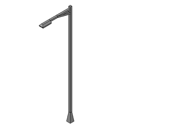 Street lamp post 3d file