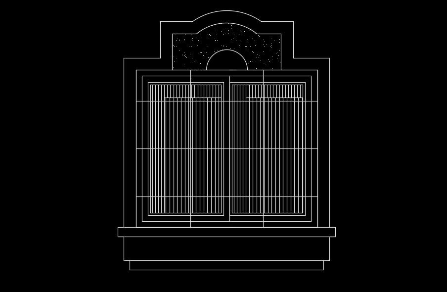 Strip design window AutoCAD drawing is given in this AutoCAD file
