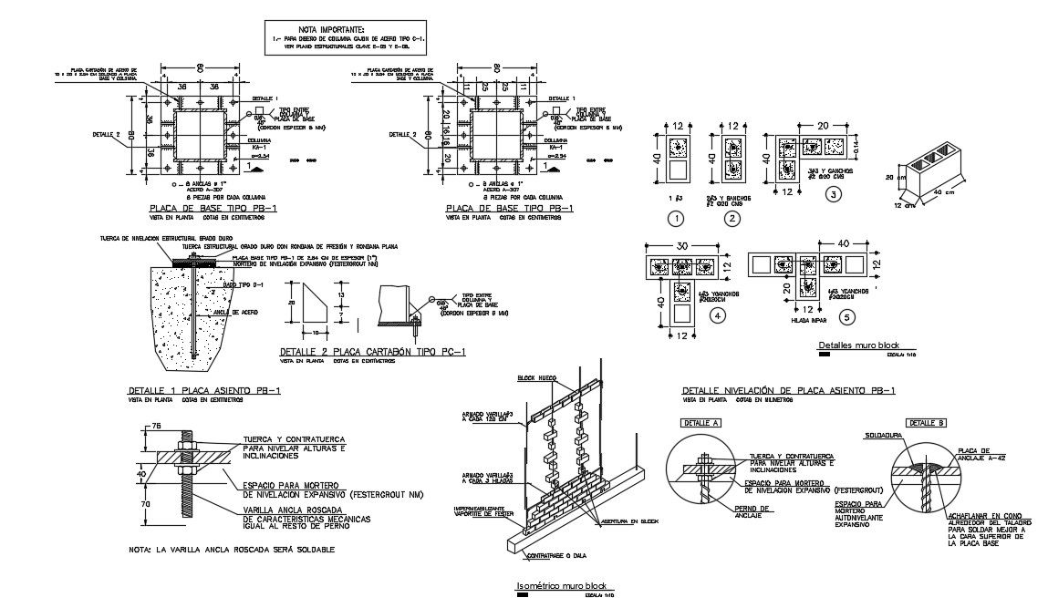 Structural Detail Drawings Free CAD Blocks Download