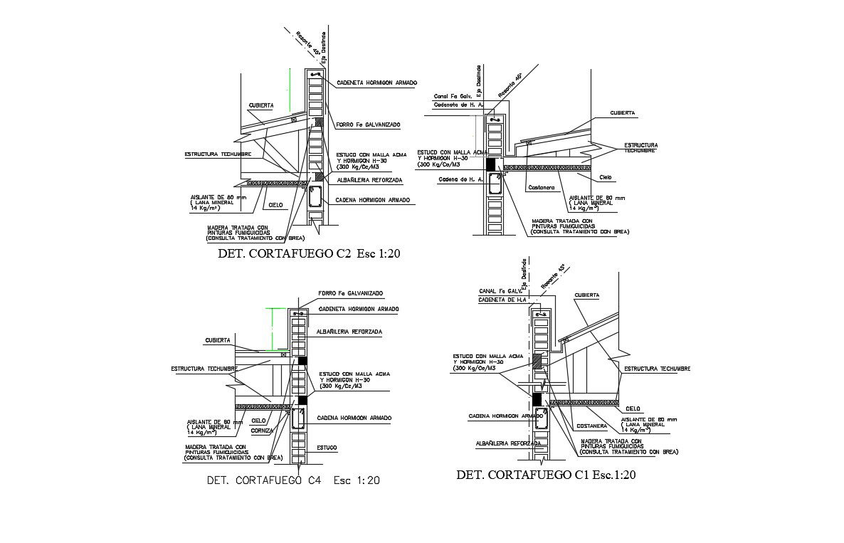 Structural Details In AutoCAD File