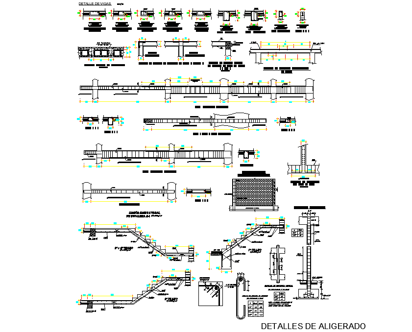 Structural building section autocad file