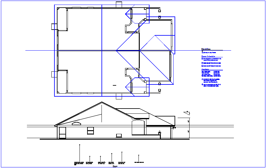 Structural view of beam with detail dwg file