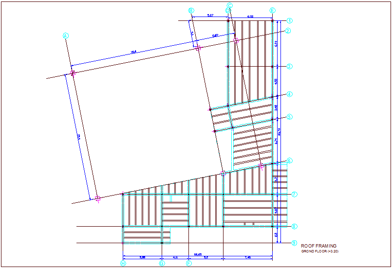 Roof Framing and Structural Details for Multipurpose Room