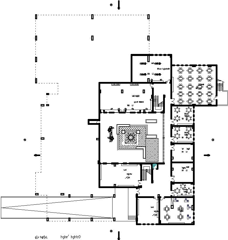 Structural Column Plan of a building.