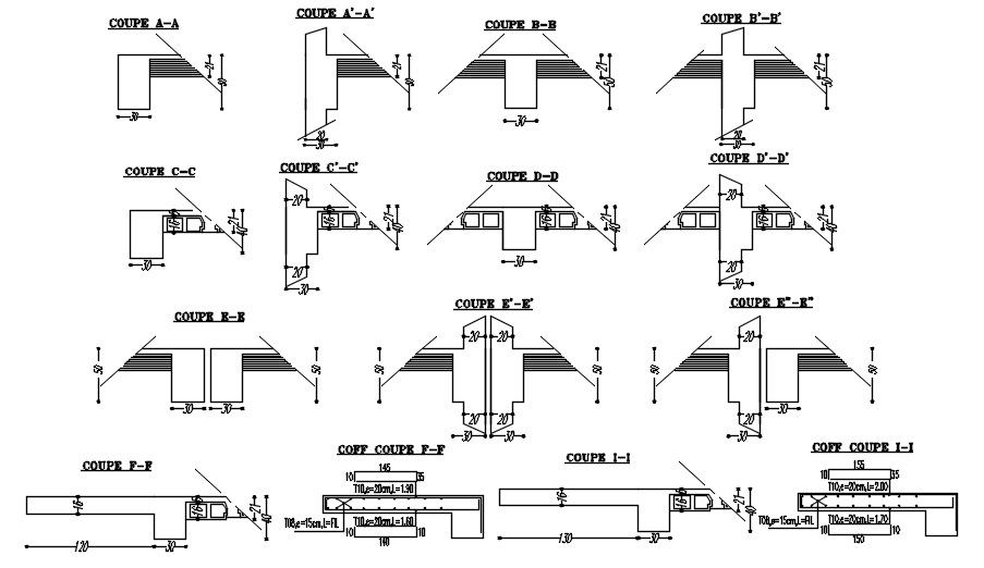 Structural batten plan structure design layout dwg. in Autocad DWG file.