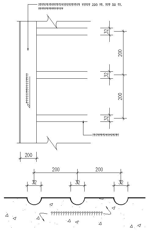 Structural detail construction in AutoCAD, dwg file.