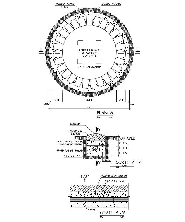 Structural detail stated in this AutoCAD drawing file. Download this 2D autocad DWG File.
