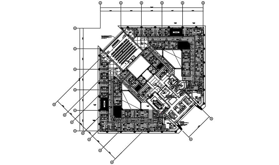 Structural drawing of fire fighting.