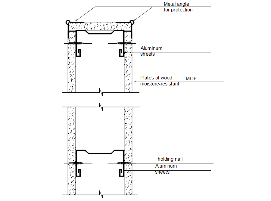 Structural member drawing in AutoCAD 2D, dwg file, CAD file