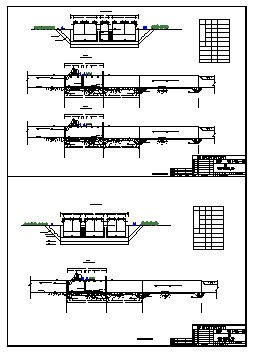 Structure Detail drawing of Bridge layout design drawing