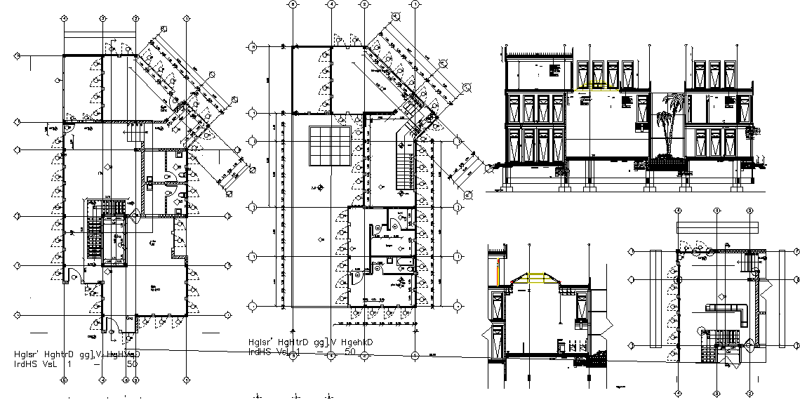 Structure Detail in the DWG file