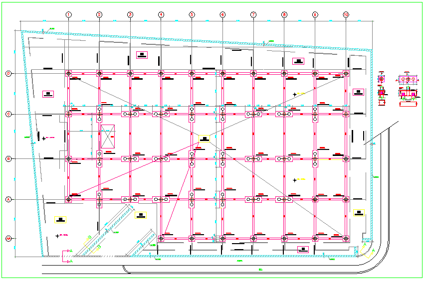 Structure Detail of beam and column